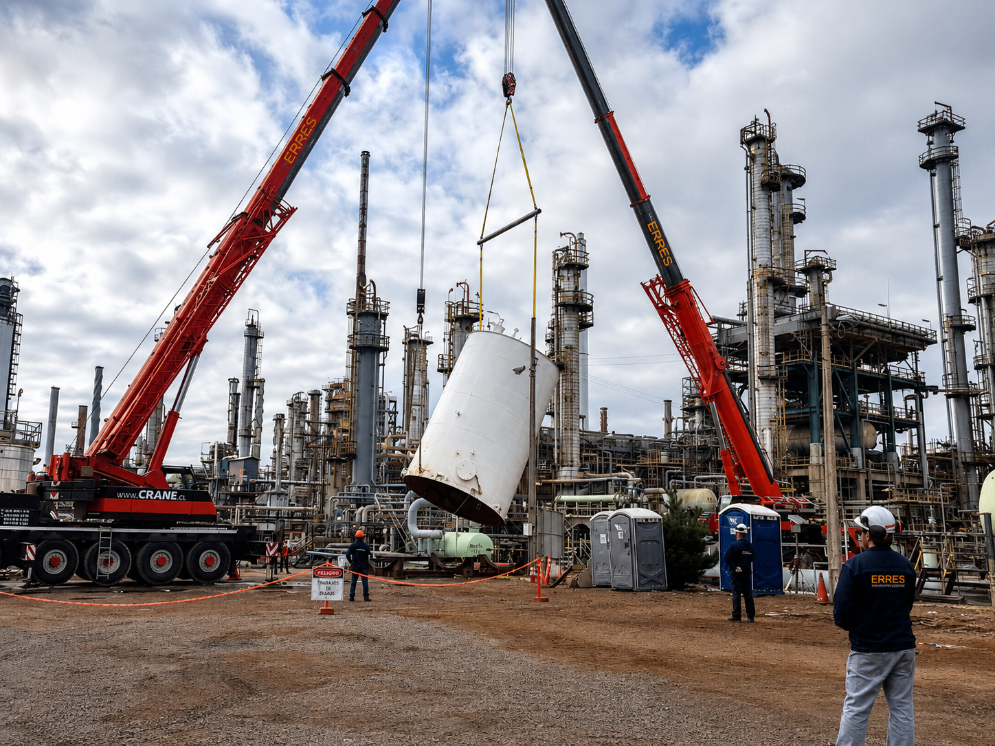 Obras civiles para instalaciones industriales