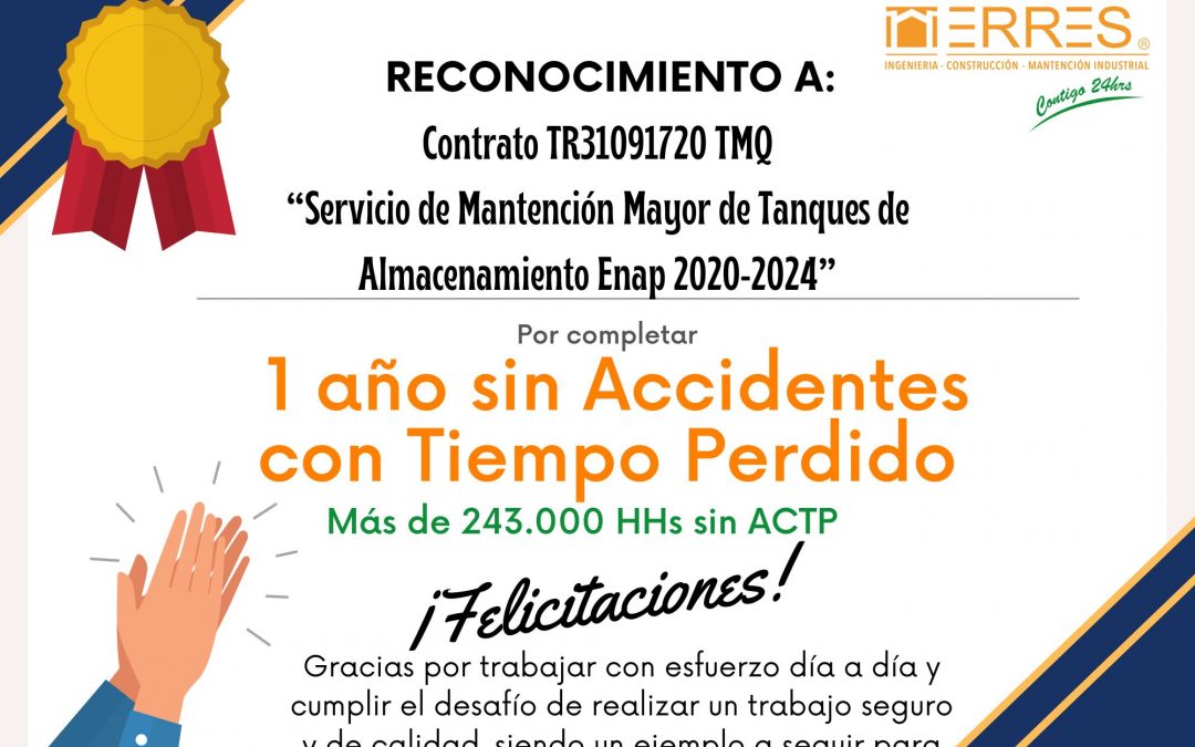 Contrato ERRES en Terminal Marítimo Quintero