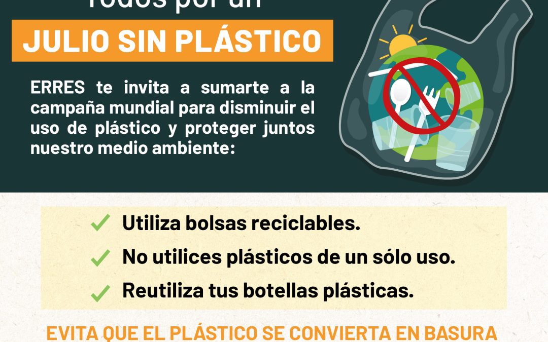 Campaña Julio Sin Plástico