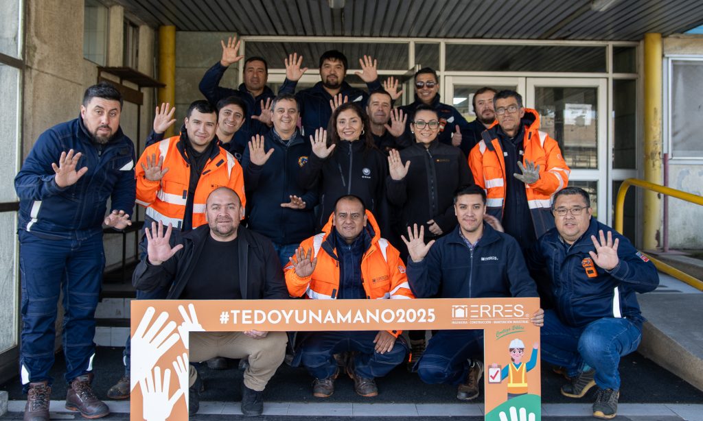 Exitosa campaña «Te doy una mano» en contratos ERRES en Bíobío